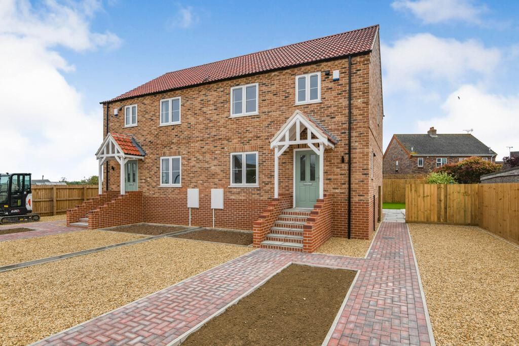 New home, 3 bed semi-detached house for sale in Crown Avenue, Holbeach St Marks, Spalding, Lincolnshire PE12, £220,000
