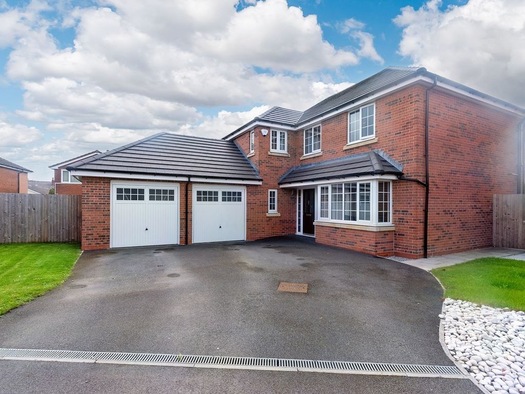 4 bed detached house for sale in Stirrup Meadow, Lowton, Warrington WA3, £450,000