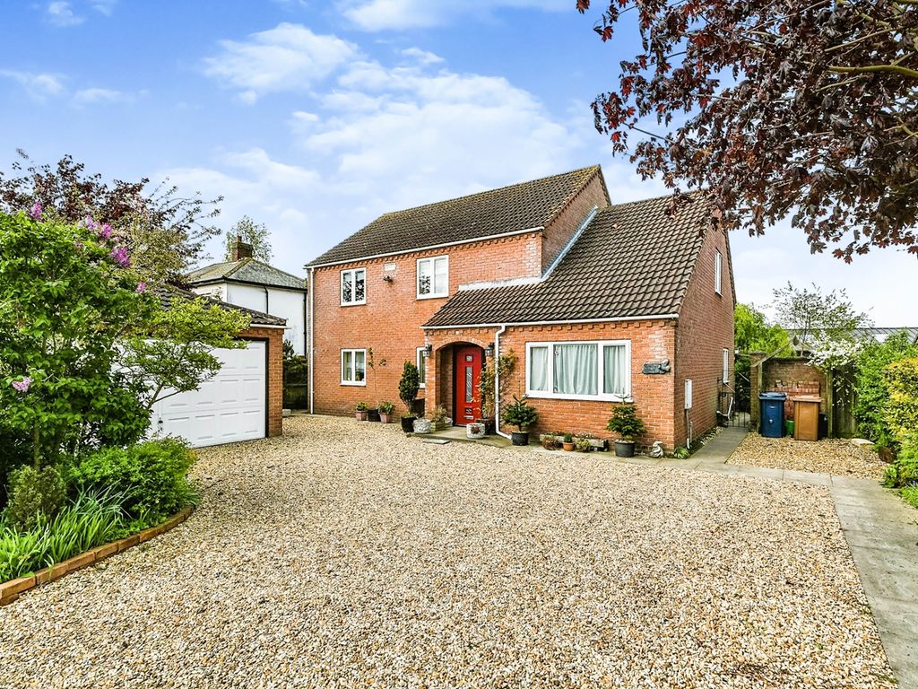 4 bed detached house for sale in Church Lane, Tydd St. Giles, Wisbech PE13, £390,000