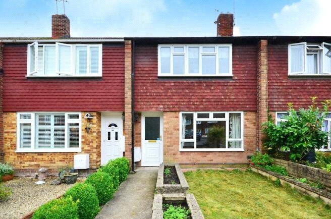 3 bed terraced house for sale in Connaught Crescent, Brookwood, Woking GU24, £375,000