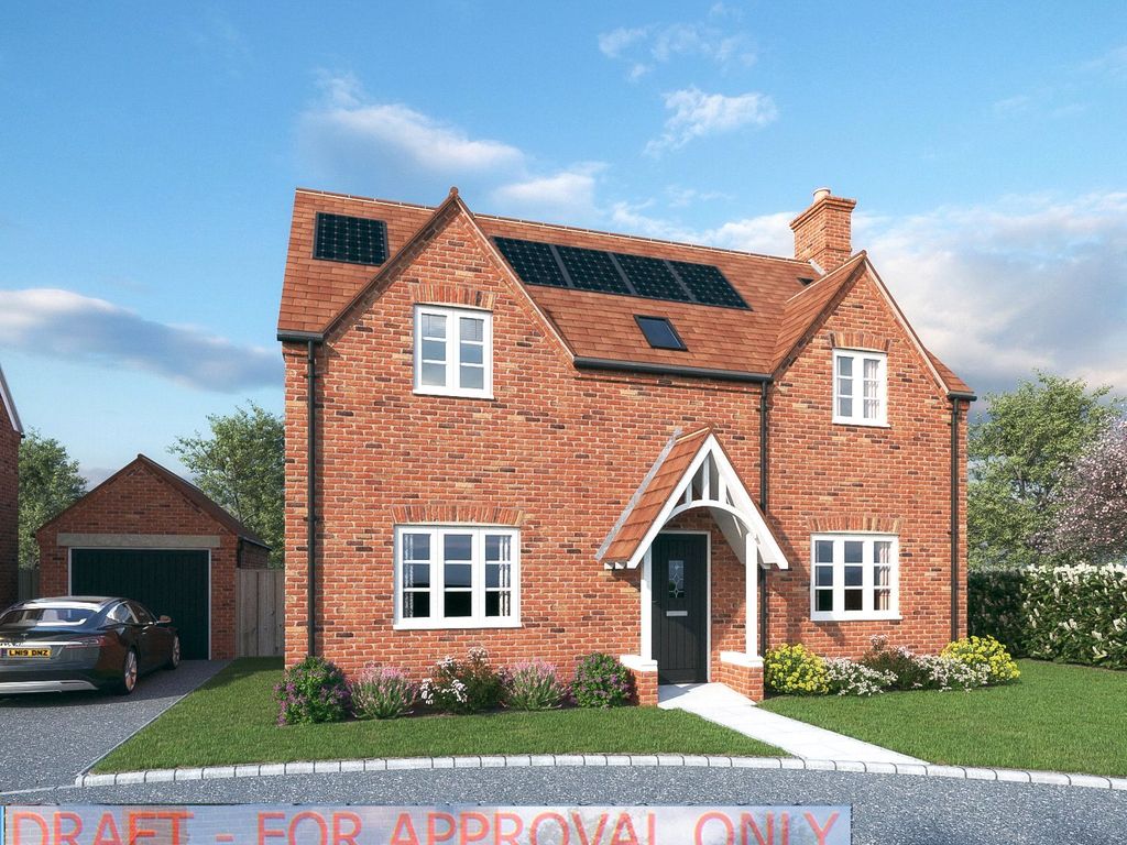 New home, 3 bed detached house for sale in The Paddocks, Cubbington CV32, £465,000