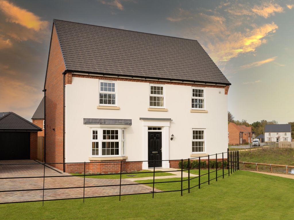 New home, 4 bed detached house for sale in "Avondale" at Old Stowmarket Road, Woolpit, Bury St. Edmunds IP30, £529,995