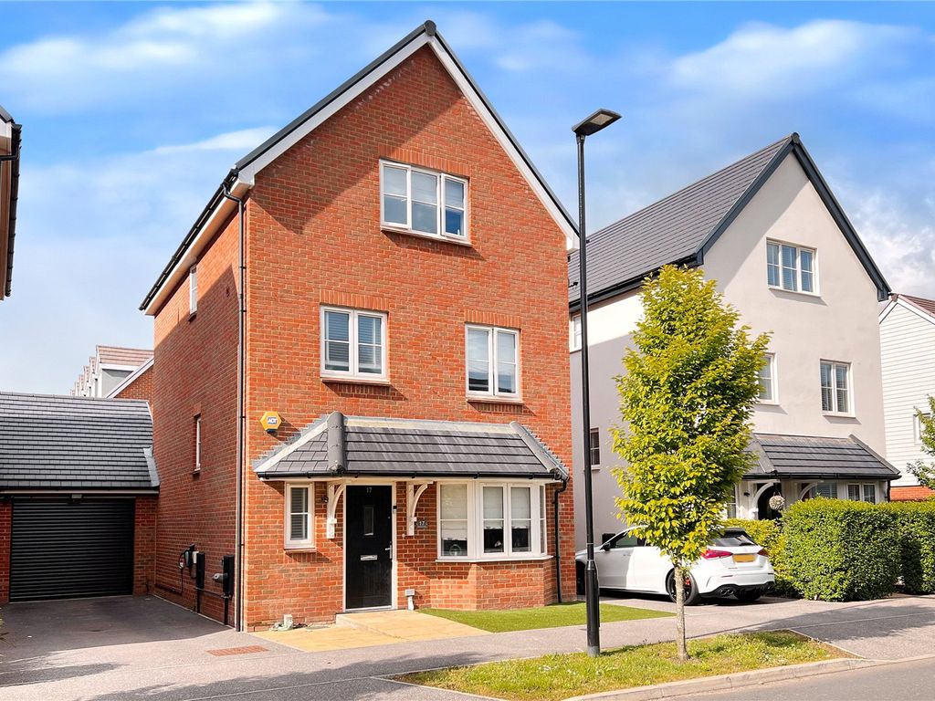 4 bed detached house for sale in Verbena Drive, Angmering, West Sussex BN16, £489,000