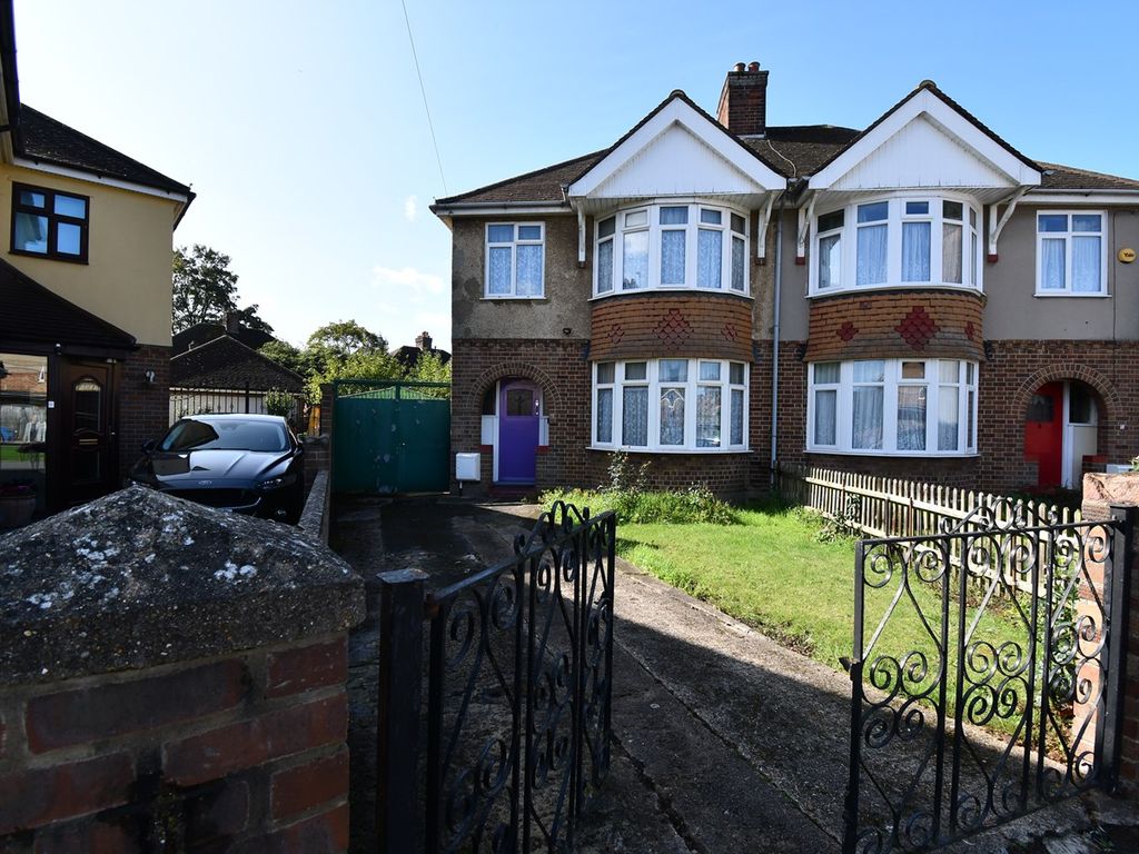 3 bed semi-detached house for sale in Harewood Road, Bedford MK42, £245,000