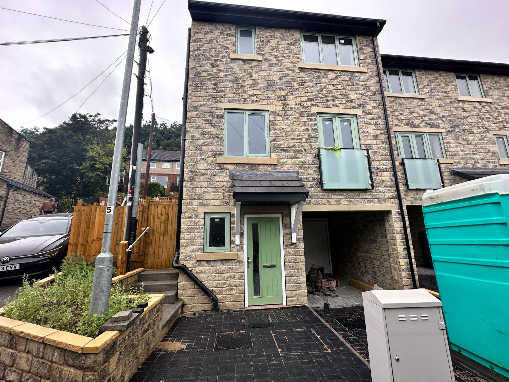 New home, 3 bed terraced house for sale in Lane Ends Green, Hipperholme, Halifax HX3, £265,000