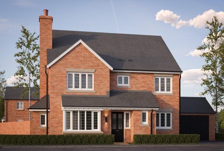 New home, 4 bed detached house for sale in Forest Edge, Market Drayton TF9, £480,000