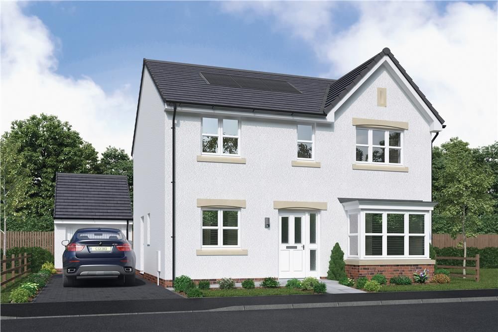 New home, 4 bed detached house for sale in "Langwood" at Lennie Cottages, Craigs Road, Edinburgh EH12, £560,000