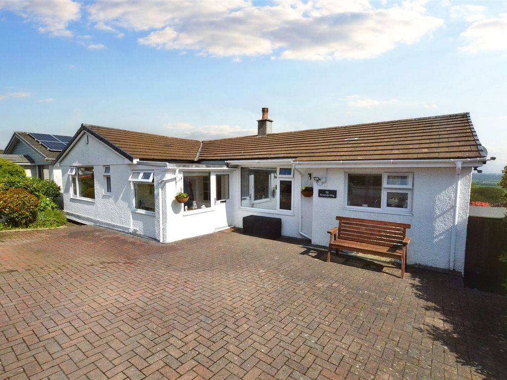 3 bed bungalow for sale in Amanda Way, Pensilva, Liskeard, Cornwall PL14, £375,000