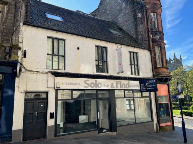 Retail premises to let in 8-12 Kirkgate, Dunfermline, Fife KY12, £15,000 pa