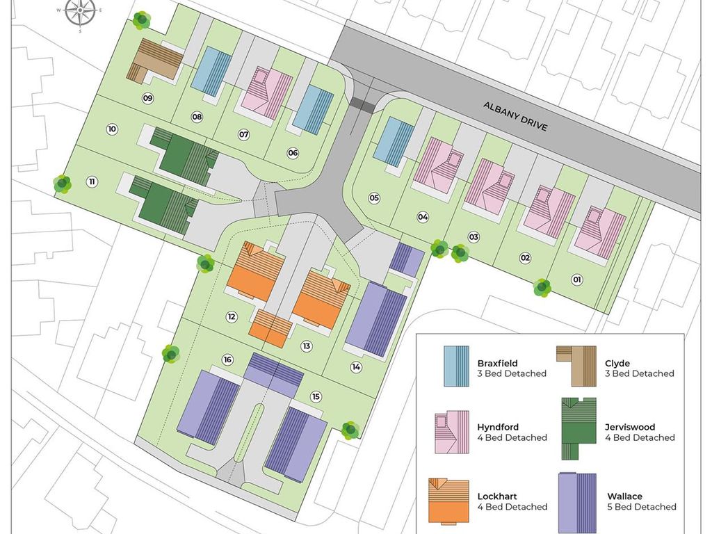 New home, 3 bed detached house for sale in Plot 5 The Braxfield, Albany Drive, Lanark ML11, £260,000