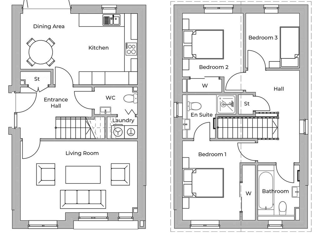 New home, 3 bed detached house for sale in Plot 5 The Braxfield, Albany Drive, Lanark ML11, £260,000