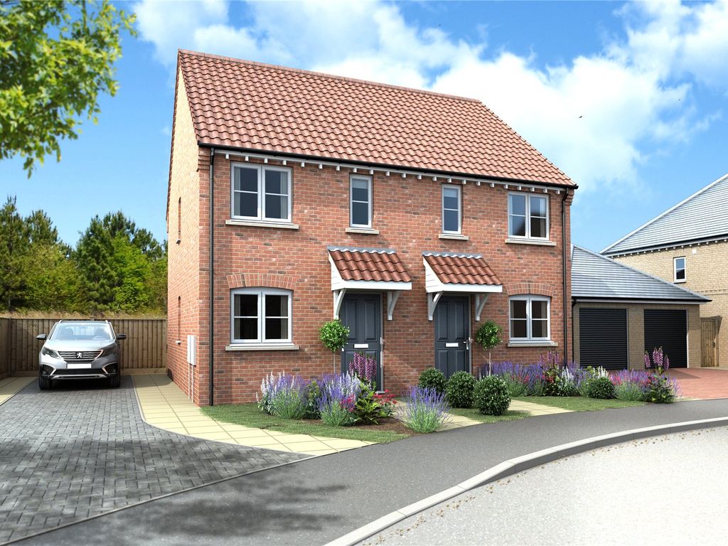 New home, 2 bed semi-detached house for sale in Plot 22 Jubilee Park, Chapel Road, Wrentham, Suffolk NR34, £196,000