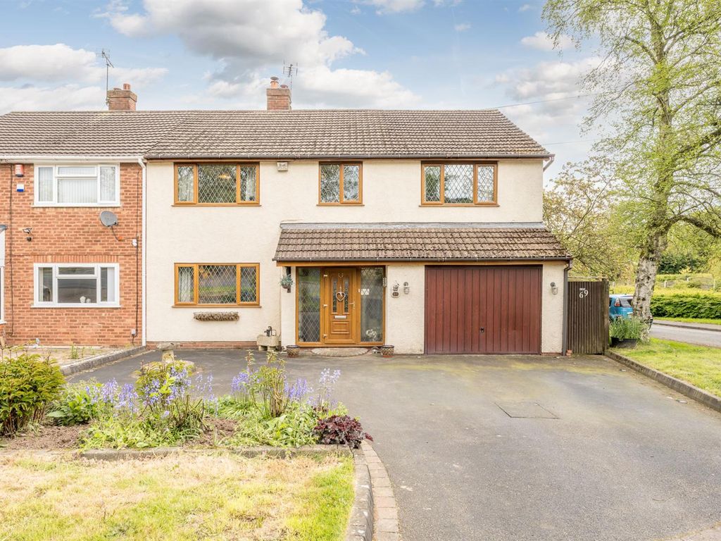 4 bed semi-detached house for sale in Rednal Hill Lane, Rubery, Birmingham B45, £350,000