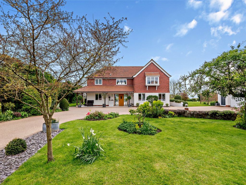 4 bed detached house for sale in East Sutton Road, Sutton Valence, Kent ME17, £1,495,000