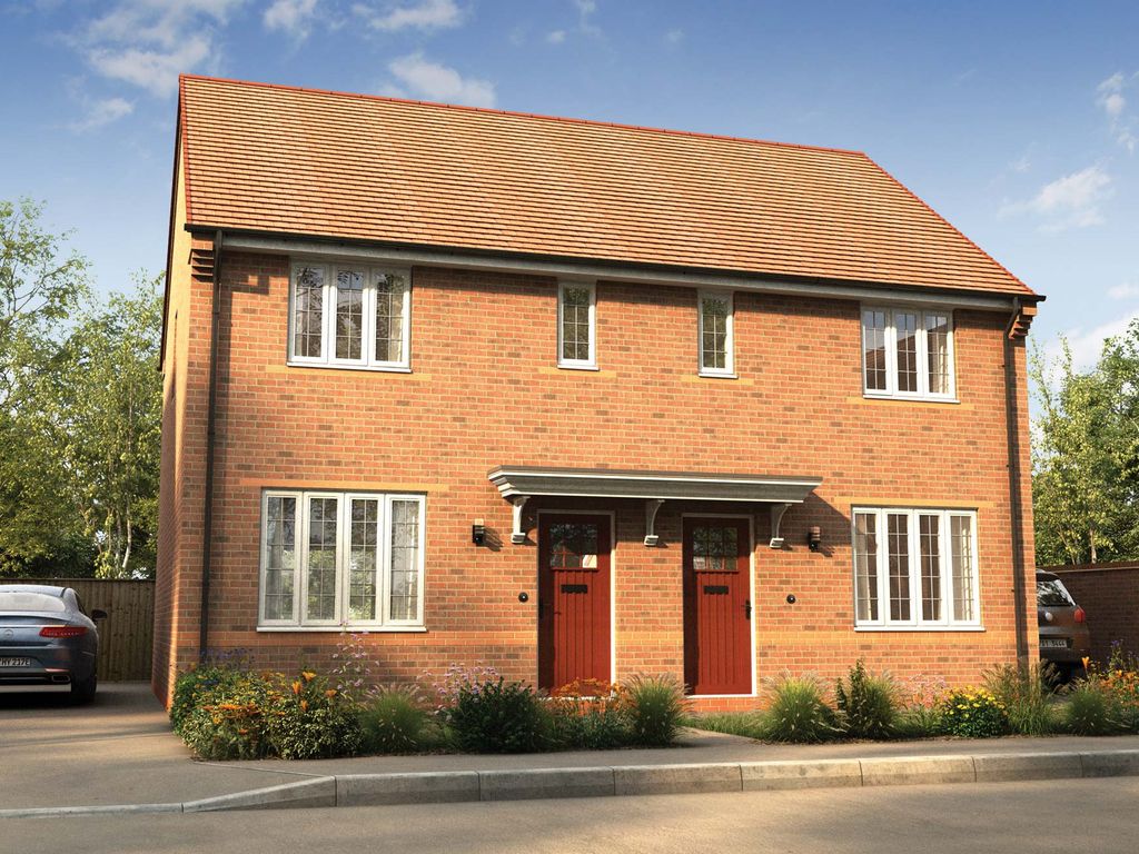 New home, 2 bed semi-detached house for sale in "The Cresswell" at Hookhams Path, Wollaston, Wellingborough NN29, £275,000