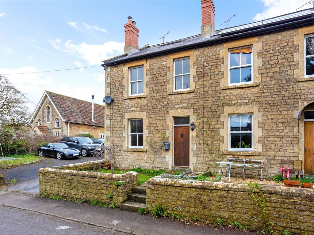 3 bed end terrace house for sale in Hemington, Somerset BA3, £350,000