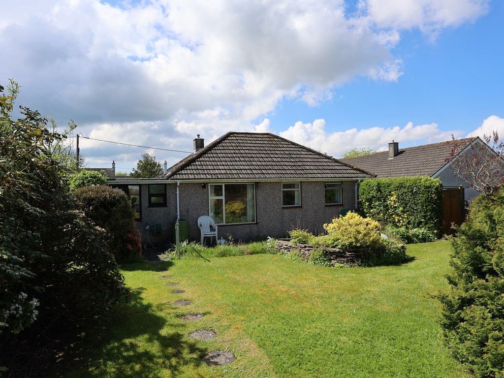 3 bed detached bungalow for sale in Chapel Hill, Sticker, St Austell PL26, £295,000