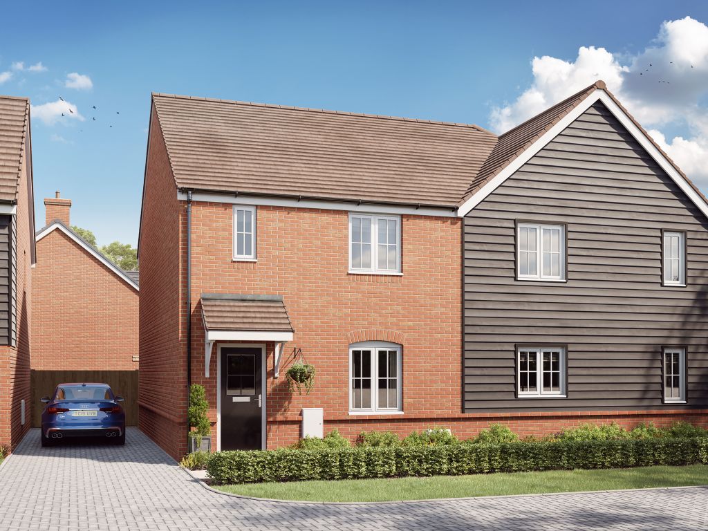 New home, 3 bed semi-detached house for sale in "The Rendlesham" at Higher Blandford Road, Shaftesbury SP7, £320,000