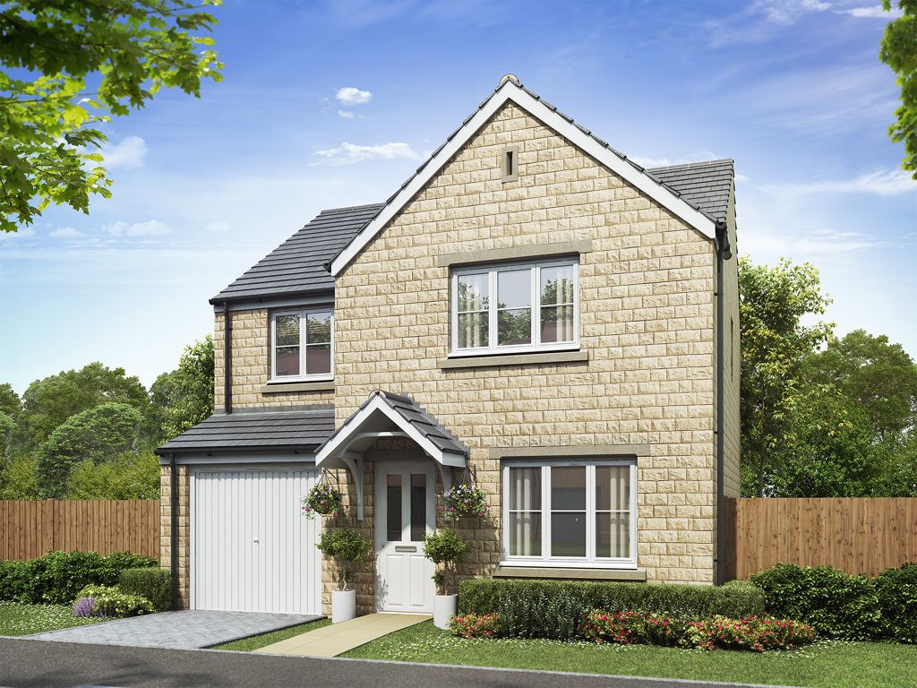 New home, 4 bed detached house for sale in "The Roseberry" at Brackendale Way, Thackley, Bradford BD10, £356,950