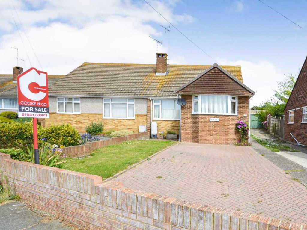2 bed semi-detached bungalow for sale in The Ridgeway, Broadstairs, Kent CT10, £350,000