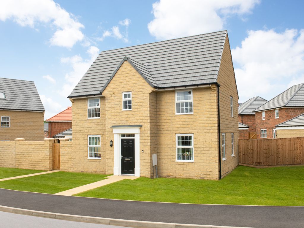 New home, 4 bed detached house for sale in "Hollinwood" at Beacon Lane, Cramlington NE23, £330,995
