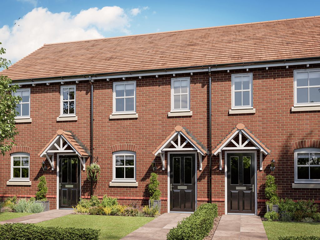 New home, 2 bed terraced house for sale in "The Alnmouth" at Nursery Lane, South Wootton, King