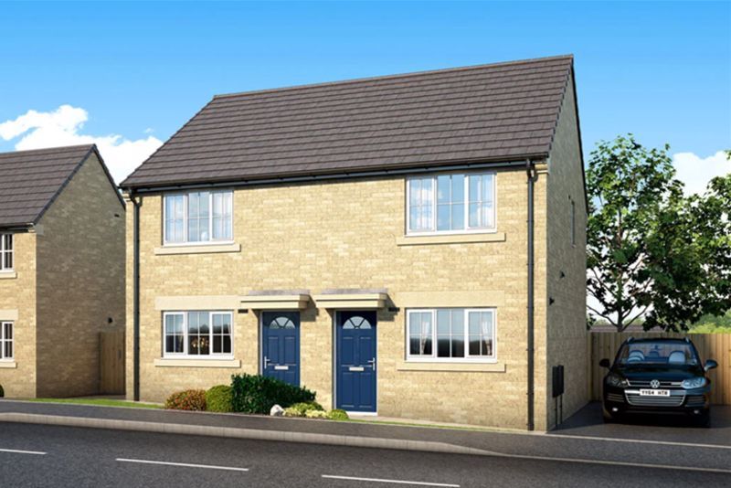 New home, 2 bed semi-detached house for sale in Plot 264 The Halstead At Pinnacle, Cote Lane, Bradford BD15, £184,995