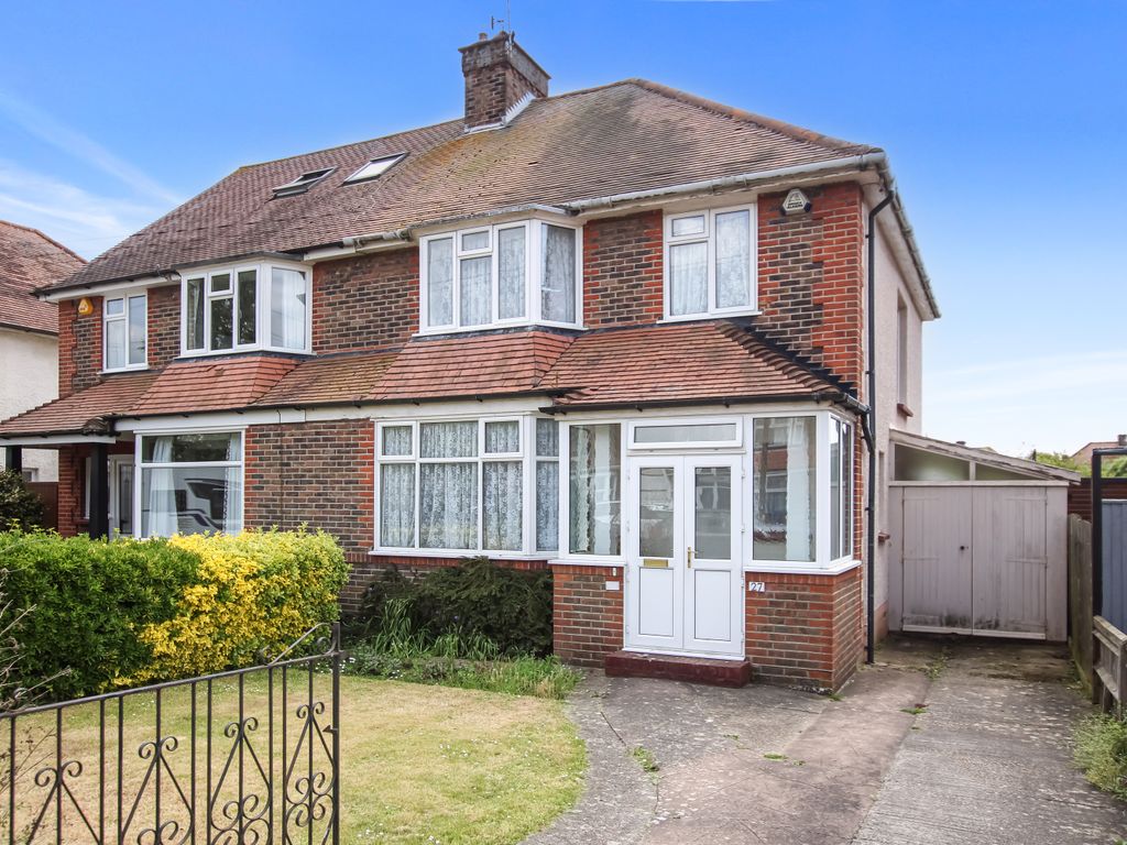 3 bed semi-detached house for sale in Haynes Road, Worthing, West Sussex BN14, £475,000