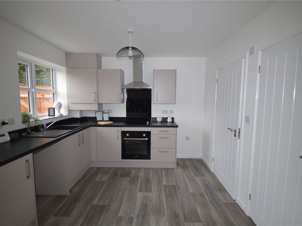 New home, 3 bed semi-detached house for sale in Saffron Close, Newhall, Swadlincote, Derbyshire DE11, £209,950