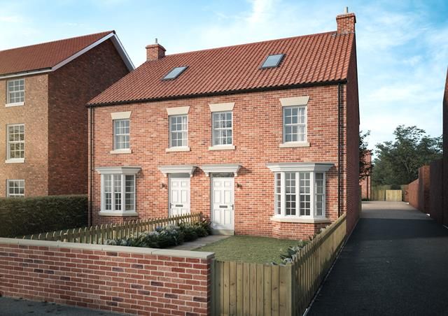 New home, 3 bed semi-detached house for sale in Main Street, Shipton By Beningbrough, York YO30, £399,950