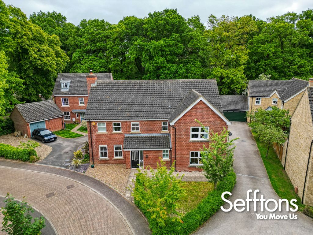 5 bed detached house for sale in Nelson Drive, Little Plumstead NR13, £550,000