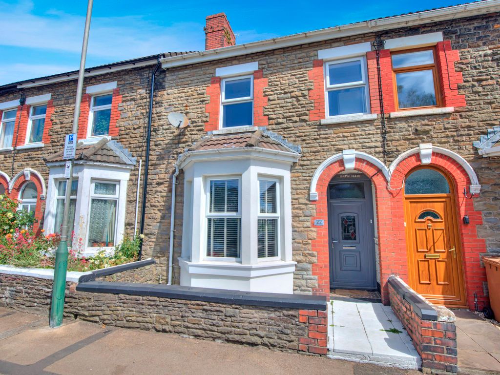3 bed terraced house for sale in Station Terrace, Caerphilly CF83, £235,000