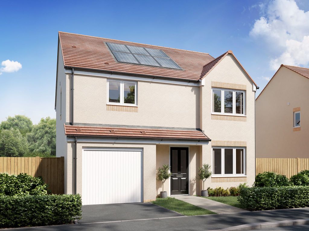 New home, 4 bed detached house for sale in "The Balerno" at East Calder, Livingston EH53, £329,995
