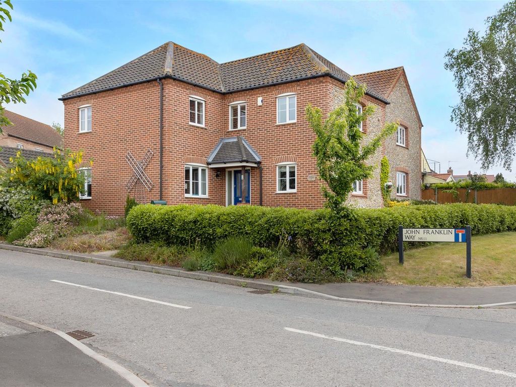 4 bed detached house for sale in John Franklin Way, Erpingham, Norwich NR11, £390,000