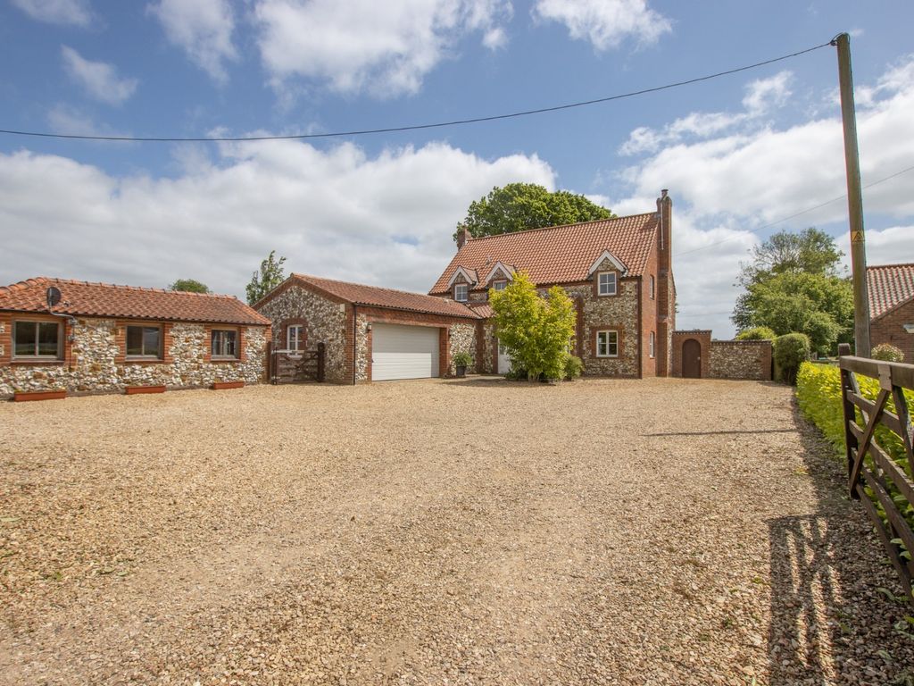 4 bed detached house for sale in Leziate Drove, Pott Row, King's Lynn PE32, £875,000