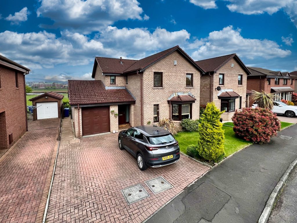 4 bed detached house for sale in Hawthorn Crescent, Erskine PA8, £299,995