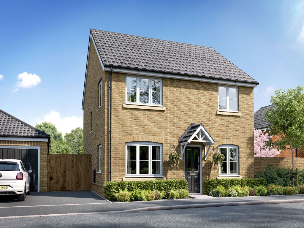 New home, 4 bed detached house for sale in "The Knightsbridge" at Burwell Road, Exning, Newmarket CB8, £453,000