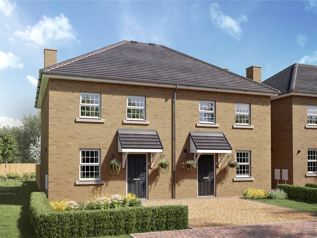 New home, 3 bed terraced house for sale in Lancaster Green, Hemswell Cliff, Gainsborough, Lincolnshire DN21, £192,348