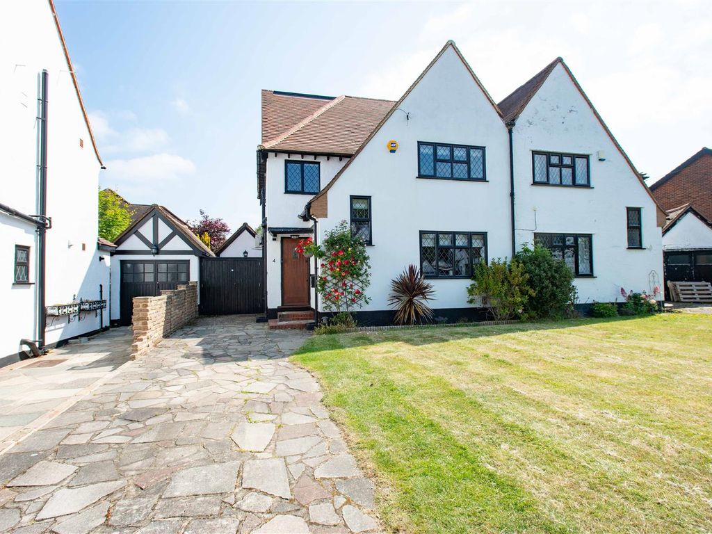 4 bed semi-detached house for sale in Princes Avenue, Petts Wood, Orpington BR5, £1,050,000