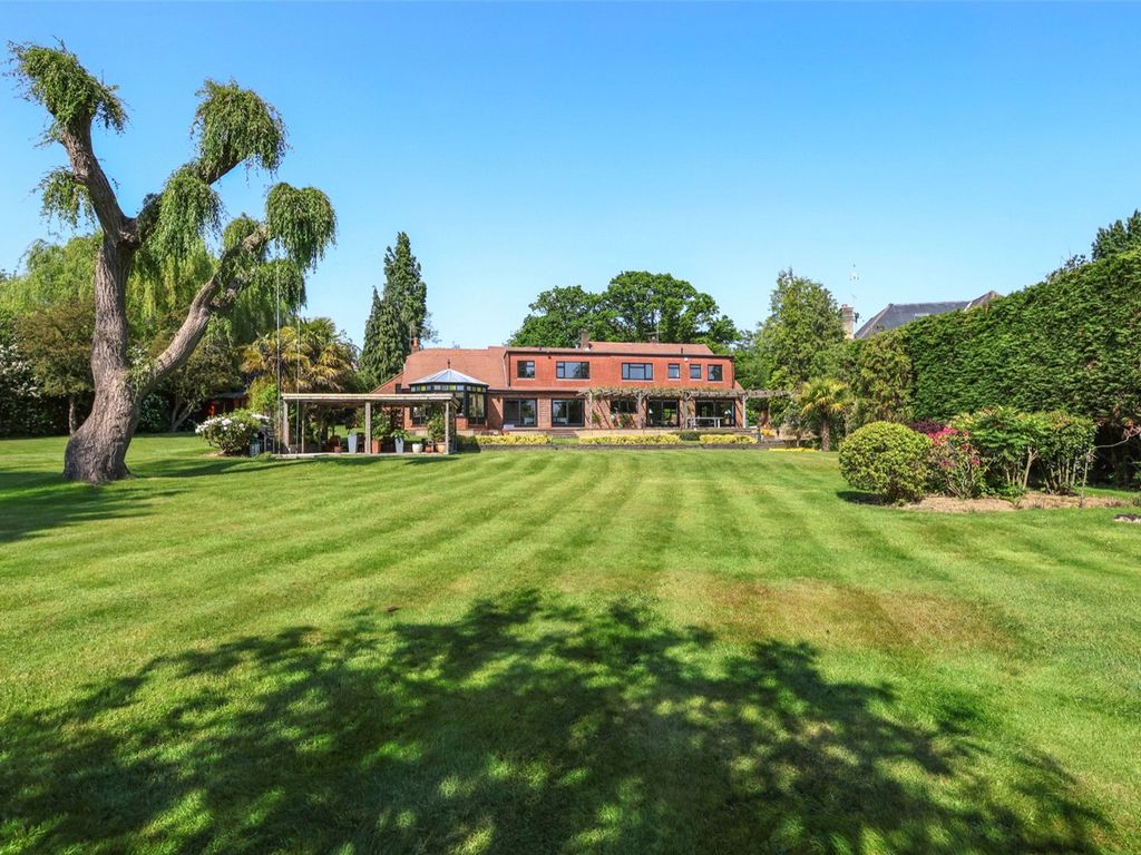 5 bed detached house for sale in Stokesheath Road, Oxshott KT22, £2,950,000