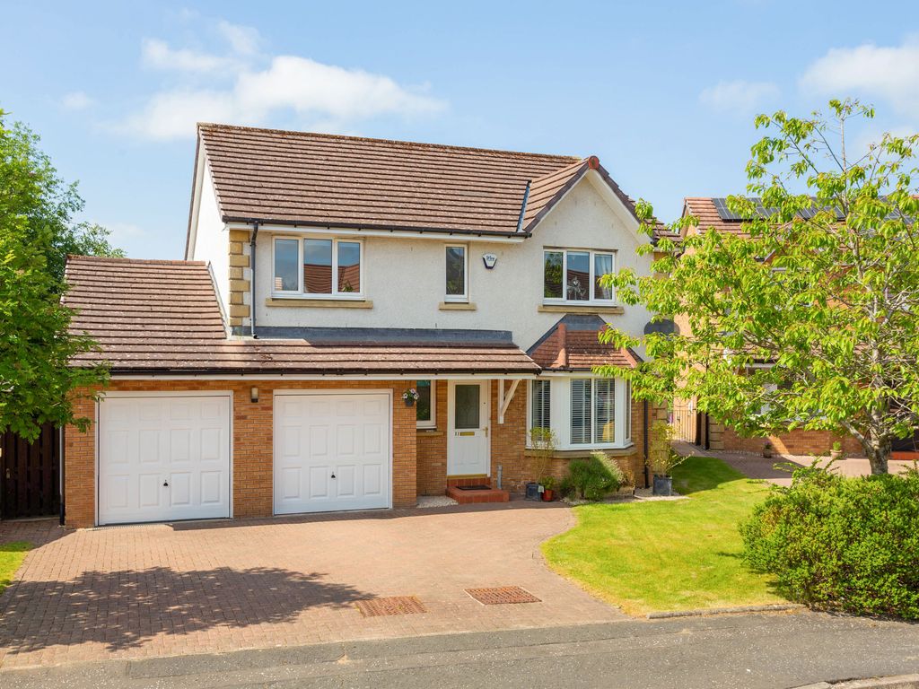4 bed property for sale in 11 Birrell Gardens, Livingston EH54, £410,000