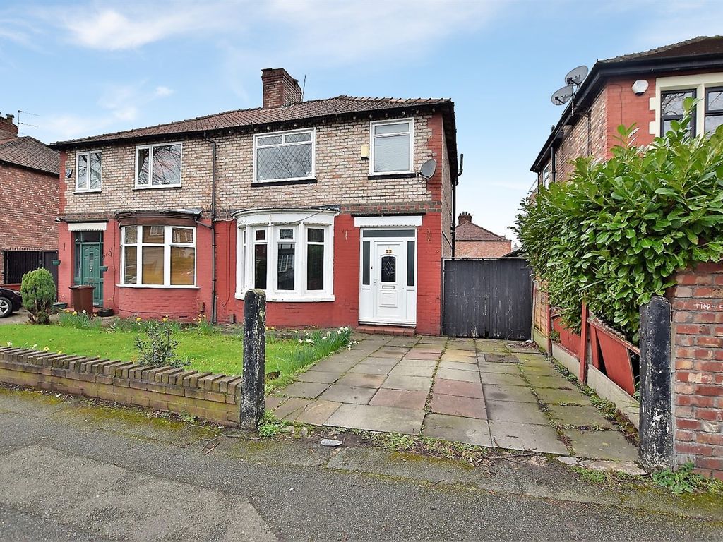 3 bed semi-detached house for sale in Burnage Lane, Burnage, Manchester M19, £340,000