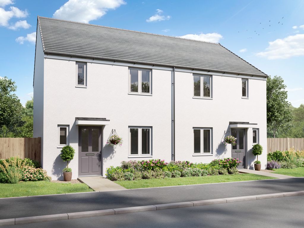 New home, 3 bed end terrace house for sale in "The Danbury" at Mispickle Road, Liskeard PL14, £242,995