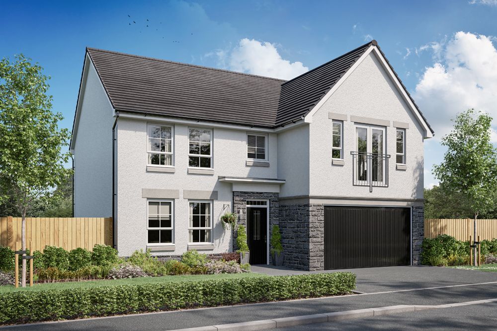 New home, 4 bed detached house for sale in "Colville" at Kavanagh Crescent, East Kilbride, Glasgow G75, £504,995