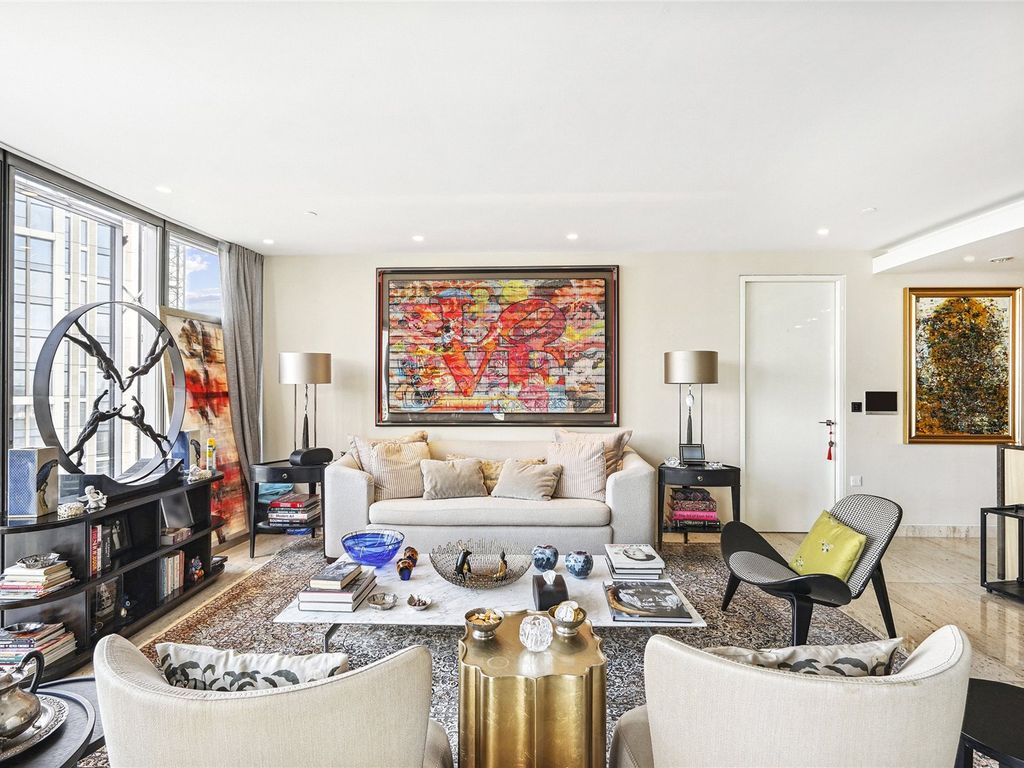2 bed flat for sale in St. George Wharf, London SW8, £1,500,000