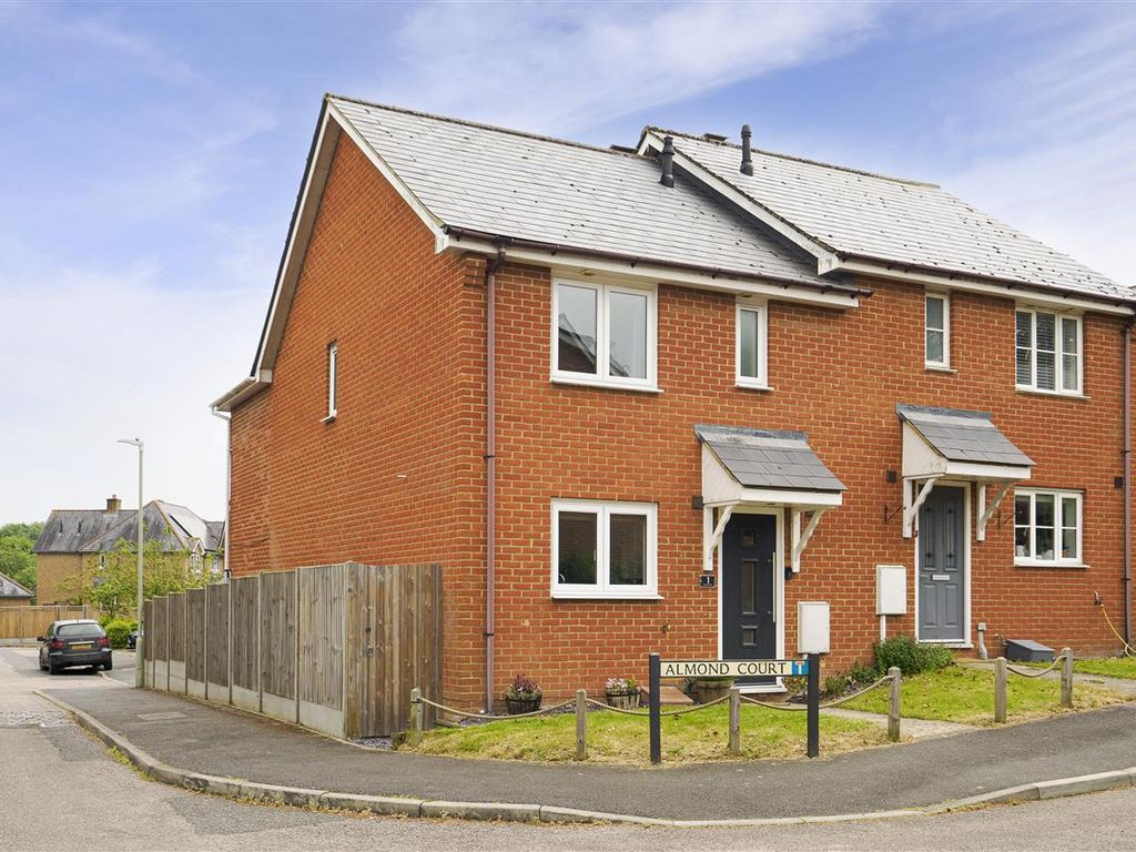 3 bed semi-detached house for sale in Almond Court, Chartham, Canterbury CT4, £325,000