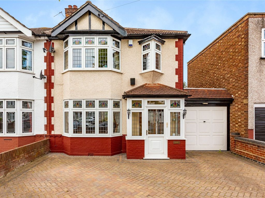 3 bed semi-detached house for sale in Hyland Way, Hornchurch RM11, £575,000