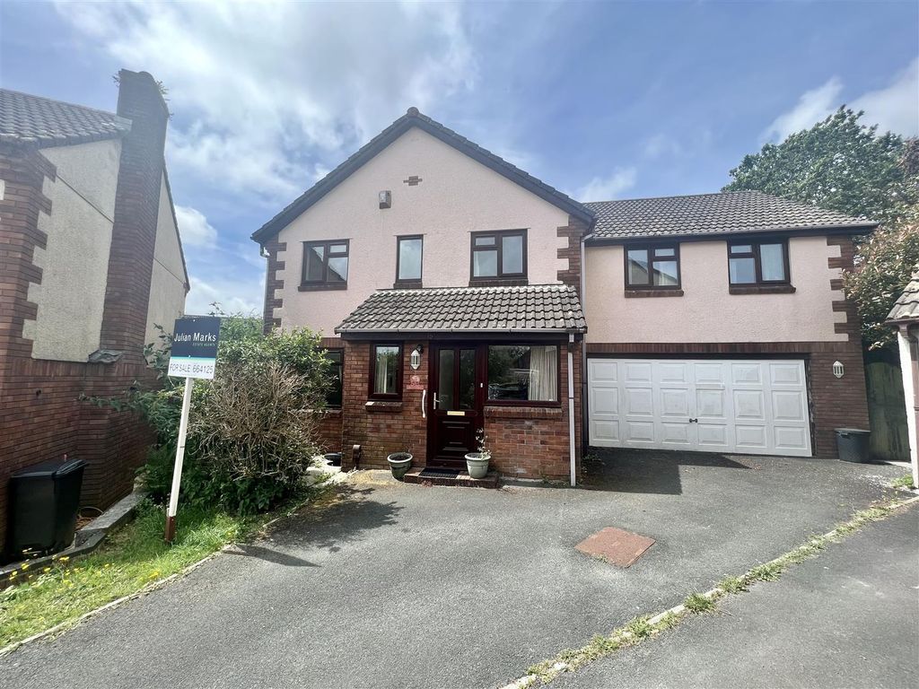 4 bed detached house for sale in Merlin Close, Woolwell, Plymouth PL6, £400,000
