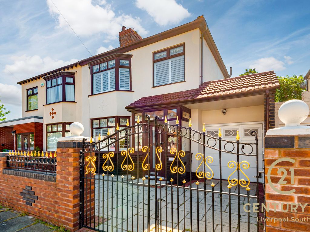3 bed semi-detached house for sale in Ambergate Road, Liverpool L19, £365,000