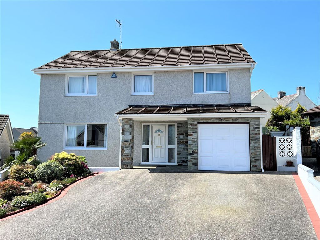 4 bed detached house for sale in St. Pirans Close, St Austell, St. Austell PL25, £450,000